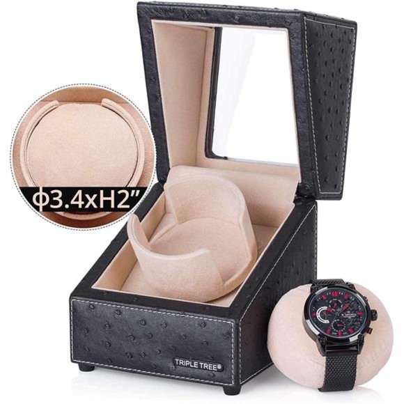 Single Watch Winder for Automatic Watches, with Super Quiet Japanese Motor - Picture 5 of 6